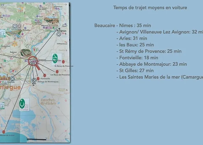 Beaucaire cocoon 1 /quais/cité médiévale/nature Appartamento *